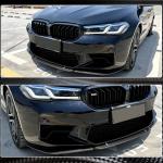 BMW 5 Series F90 M5 Sedan 2021+ Front Bumper Lip Dry Carbon Fiber 3pcs