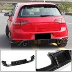 Volkswagen VW Golf 7 MK7 Base/GTI 2014-2016 Rear Bumper Diffuser Carbon Fiber