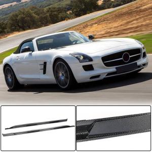 Mercedes Benz C197 R197 SLS AMG 2010-2013 Side Skirts Carbon Fiber
