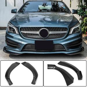 Mercedes Benz (W117) C117 CLA45 Base 2013-2015 Front Bumper Splitters Carbon Fiber