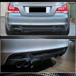 BMW 1 Series E82 E88 M Sport 2008-2013 Rear Bumper Diffuser Carbon Fiber
