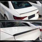 Audi A4 Sline S4 B9 B9.5 Sedan 2017-2023 Rear Trunk Spoiler Carbon Fiber