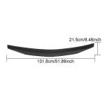 Mercedes Benz E Class W212 E63 AMG Sedan 2010-2016 Rear Trunk Spoiler Carbon Fiber