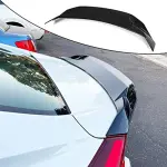 Honda Civic 10th Sedan 2016-2021 Rear Trunk Spoiler Glossy Black ABS