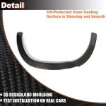 Carbon Fiber Side Wheel Arch Flares Compatible with Mercedes-Benz GLE63 AMG 4Matic+ Coupe Sport Utility 4-Door 2020-2024 Car Fender Flares Arches Wheel Eyelid Eyebrow FA(8PCS)