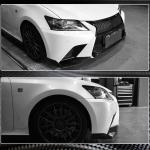 Lexus GS GS350 F Sport 2013-2015 Front Bumper Splitters Carbon Fiber