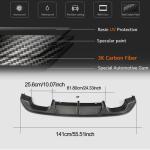 Volkswagen VW Golf 7 MK7 R R-Line 2014-2016 Rear Bumper Diffuser Carbon Fiber