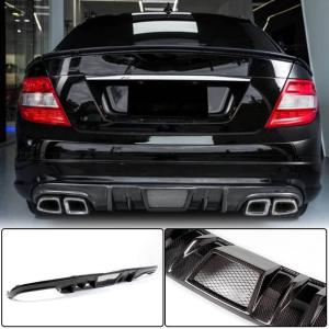 Mercedes Benz W204 C63 AMG Pre-facelift 2008-2011 Rear Bumper Diffuser Carbon Fiber