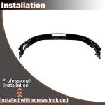 Gloss Black Front Lip Spoiler Compatible with BMW G80 M3 G82 M4 2021-2026 ABS Car Front Splitters Body Kit Trim Protection