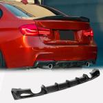 BMW 3 Series F30 M Sport 2012-2018 Rear Bumper Diffuser Carbon Fiber/FRP