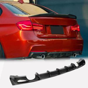 BMW 3 Series F30 M Sport 2012-2018 Rear Bumper Diffuser Carbon Fiber/FRP