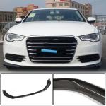 Audi A6 C7 Base Sedan Pre-facelift 2012-2015 Front Bumper Lip Carbon Fiber