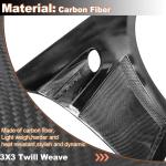 Half Carbon Fiber Side Fender Vent Trim for BMW 3 Series E92 E93 M3 2Door 2006-2011 Front Air Intake Scoop Cover Trim 1Pair Factory Outlet