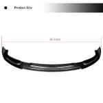 Carbon Fiber Front Bumper Lip Chin Spoiler for Infiniti G37 Base 2010