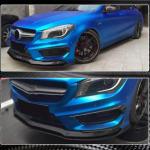 Mercedes Benz (W117) C117 CLA45 AMG Pre-facelift 2013-2015 Front Bumper Lip Carbon Fiber
