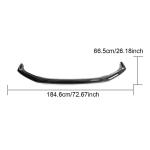 Audi R8 V10 Coupe Spyder Convertible 2Door 2023+ Front Bumper Lip Dry Carbon Fiber