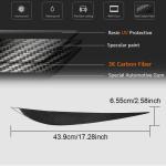 BMW F32 F33 F36 F80 M3 F82 F83 M4 Headlight Eyebrows Lamp Eyelids Dry Carbon Fiber