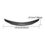 Mercedes Benz SLK SLC Class R172 Convertible 2012-2019 Rear Trunk Spoiler Carbon Fiber