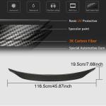 Audi A3 Sline S3 RS3 8V 8V.5 2014-2020 Rear Trunk Spoiler Carbon Fiber