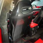 Lamborghini Urus 2018-2022 Racing Front Seatback Cover Set 2pcs Dry Carbon Fiber