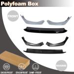 Sonic Gray Front Bumper Lip for Honda Civic Sedan 2025 2026 ABS | Front Bumper Air Dam Chin Splitter Body Kit