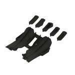 Carbon Fiber Rear Diffuser and Exhaust Tips for Mercedes 2009-2012