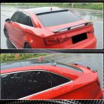 Audi A3 Sline S3 8V 8V.5 Sedan 2014-2020 Rear Roof Spoiler Carbon Fiber