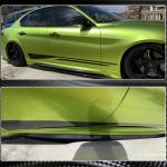 Alfa Romeo Giulia 952 Carbon Fiber Side Skirt Trim 158cm 2015-2020 Fiber/FRP