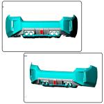 Dry Carbon Fiber Rear Bumper Diffuser for BMW G87 M2 Coupe 2022 2023 2024 | Low Bumper Lip Spoiler Lightweight Exhaust Diffuser Cover Body Kit