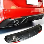 Alfa Romeo Giulia 2016-2020 Rear Bumper Diffuser Lip PP