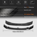 BMW F80 M3 F82 F83 M4 2014-2019 Front Bumper Lip Carbon Fiber
