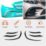 Mercedes Benz W205 C205 A205 Sport C43 AMG Facelift 2019-2021 Front Bumper Fins Full Carbon Fiber/FRP