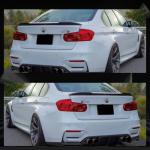 BMW 3 Series F30 F35 2012-2019 Rear Trunk Spoiler Dry Carbon Fiber