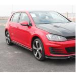 Volkswagen VW Golf 7 MK7 GTI 2014-2016 Side Skirts Carbon Fiber