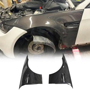 Carbon Fiber Side Fender Vent for BMW E90 325i 328i 330i Base Sedan 4-Door 2005-2013 Front Air Intake Scoop Cover Trim Factory Outlet 1Pair