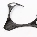 BMW 3 Series E90 Base Sedan 2005-2008 Steering Wheel Covers Carbon Fiber