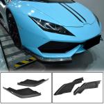 Lamborghini Huracan 2014-2018 Front Bumper Splitters Carbon Fiber