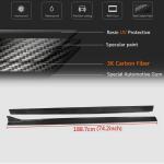 Audi S3 A3 Sline RS3 8V 8V.5 Sedan 2014-2019 Side Skirts Carbon Fiber