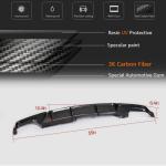 BMW 5 Series F10 M Sport 2012-2016 Rear Bumper Diffuser Carbon Fiber