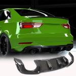 Audi RS3 8V.5 Sedan Facelift 2017-2019 Carbon Fiber Rear Bumper Diffuser