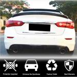 Infiniti Q50 Q50S 2014-2022 Rear Trunk Spoiler Carbon Fiber