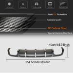 Audi S6 A6 Sline C7 Wagon 2015-2018 Rear Bumper Diffuser Carbon Fiber
