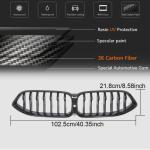 BMW 8 Series G14 G15 G16 840i M850i 2018-2022 Front Bumper Kidney Grille Dry Carbon Fiber