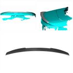 Audi A3 S3 Sline 8V Convertible 2014-2020 Rear Trunk Spoiler Carbon Fiber