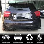 Mercedes Benz W176 Sport A45 Hatchback 2013-2018 Rear Bumper Splitters Carbon Fiber