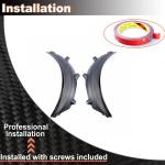 Carbon Fiber Rear Wheel Arch Fender Flare for BMW G80 M3 2021-2024 | Wheel Eyebrow Arch Trim Lips Fender Flares Protector Factory Outlet