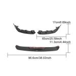 BMW M2 G87 2022-2024 Front Bumper Lip Front Grille Bumper Grill Trim Rear Bumper Diffuser Trunk Spoiler Dry Carbon Fiber
