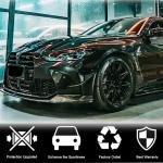 BMW G80 M3 G82 G83 M4 2021+ Front Bumper Canards Dry Carbon Fiber