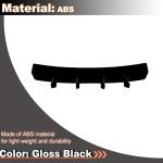 Gloss Black Rear Bumper Diffuser Lip Shark Fin for Audi A3 8Y Sline 2024+ | ABS Lower Bumper Lip Spoiler Body Kit Factory Outlet