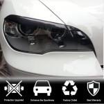 BMW X5 E70 2007-2013 Headlight Eyebrows Lamp Eyelids Carbon Fiber